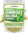 XPRS Nutra Organic Ginkgo Biloba Powder - Gingko Biloba Kosttilskud til Cognition - Vegan Friendly Ginkoba Biloba Organic - Immunity Boosting Ginkgo Biloba Powder (4 oz)