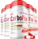 LIVORKA 5 Pack - Carbofix piller, 60 piller Pero flaske til 30 dage