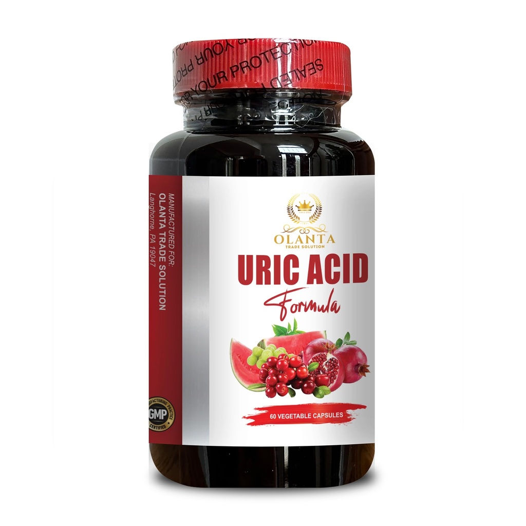 Generic Pomegranate, and Turmeric - URIC Acid Formula Advanced Complex - uric Acid Pills, Lower uric Acid Supplement, uric Acid Pills, Milk Thistle, Celery Seed Extract Organic, Cranberry - 1 Bottle