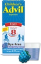 Børnenes Advil Suspension (4 fl. oz, Blå Raspberry - Flavored), 100 mg Ibuprofen Fever Reducer / Pain Reliever, Flydende Smerte Medicin, Age 2 -11