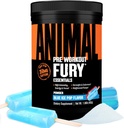 Animal Fury Pre Workout Powder - Blue Ice Pop, 350mg Koffein, BCAA Aminosyrer, 2g Beta Alanine, Citrullin & Tyrosine, Energy, Focus, Strength, Endurance, Fortræning for mænd og kvinder, 30 Servering