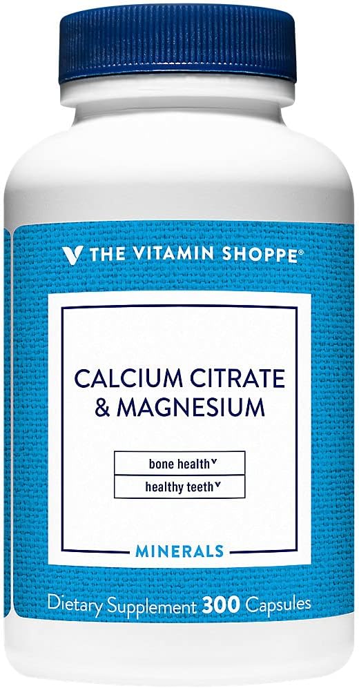 Calciumcitrat & Magnesium (300 kapsler) af Vitamin Shoppe