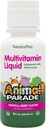 NaturesPlus Animal Parade Børns Flydende Multivitamin - Tropisk Berry Flavor - 8 fl oz - Hele fødevarer supplement - Vegetarisk, Gluten Free - 16 Servere