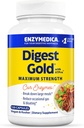 Enzymedica Digest Gold + ATPro, Maximum Strength Enzyme Formel, 14 Key Enzymes inkl. Amylase, Protease, Lipase og Lactase, 120 Kapsler