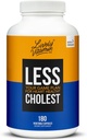LIVELY VITAMIN CO. Mindre Cholest - Balanceret Cholesterol & Circulatory Health - Statin Free - Rød Gær Rice - Bergamot - Resveratrol - CoQ10 - Gluten, Dairy, Soy- Free - 180 Vegansk Kapsler