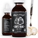 Hodgins Harvest Organic Lions Mane Fruiting Body Extract Tinktur - Svampe supplement til hjernesundhed og mental fokus - Dual Extract Formel - Ekstra koncentreret - 2 fl oz Flaske