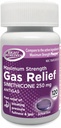 Gas Relief Maksimum Strength, Simeticone 250 mg, (120 Softgel), Fast Relief from Gas, Bloating, Fullness, Painful Discomfort, Sammenlign med maksimal Strength Phazyme Active Ingredient