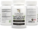 PROBIOTIC Supplement 5.75 Millioner Organismer - Bacillus Subtilis Bifidobacterium Longum L. Acidophilus L. Rhamnosus L. Plantarum- 120 Caps