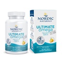 Nordiske Naturals Ultimate Omega Xtra, Lemon Flavor - 60 Soft Gels - 1480 mg Omega-3 + 1000 IE D3- vitamin - EPA & DHA - hjerne, hjerte og immunforsvar - 30 Serveringer