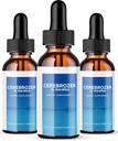 NutraRize (pakke af 3 Cerebrozen Drops - Advanced Formel for Ear Health, Naturlig støtte til at forbedre hørelsen, Cerebrozen 24 Kosttilskud, Anmeldelser (90 Servere)