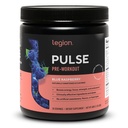 LEGION Pulse Pre Workout - Alle naturlige nitrogenoxid Preworkout Drink til Boost Energy, Kreatin Gratis, naturligt sødet, Beta Alanine, Citrullin, Alpha GPC (Blå Hindbær)