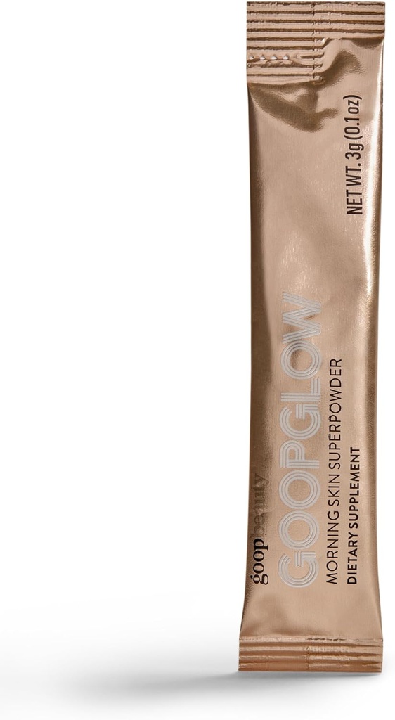 goop Beauty Morning Skin Drink Mix 124; Drikkepulver til at beskytte mod tegn på ældning 124; C-vitamin og E-vitamin 124; Lemon Verbena & Orange Flavor Buddy 124; Non- GMO, Gluten- fri, & Vegan Buddy 124; 30 Pack