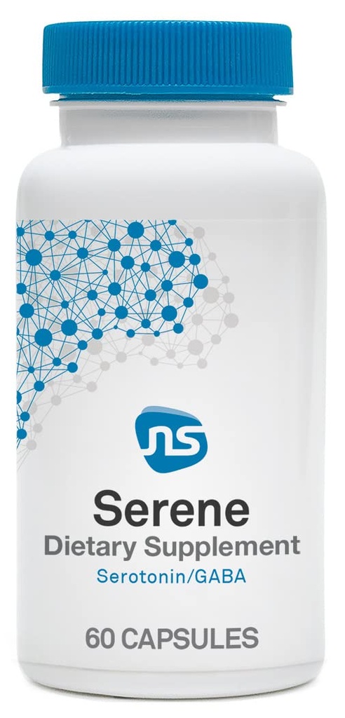 NeuroScience Deep Sleep Aid & Mood Support - Serene - rolig søvn supplement med 5-HTP - tilskynde til hvile og sund søvn-vågne funktion uden at ofre hverdagsenergi (60 kapsler)