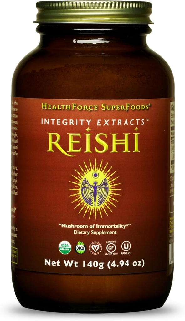 HealthForce SuperFoods Integrity Extracts Reishi - Powder - 140 Bedste