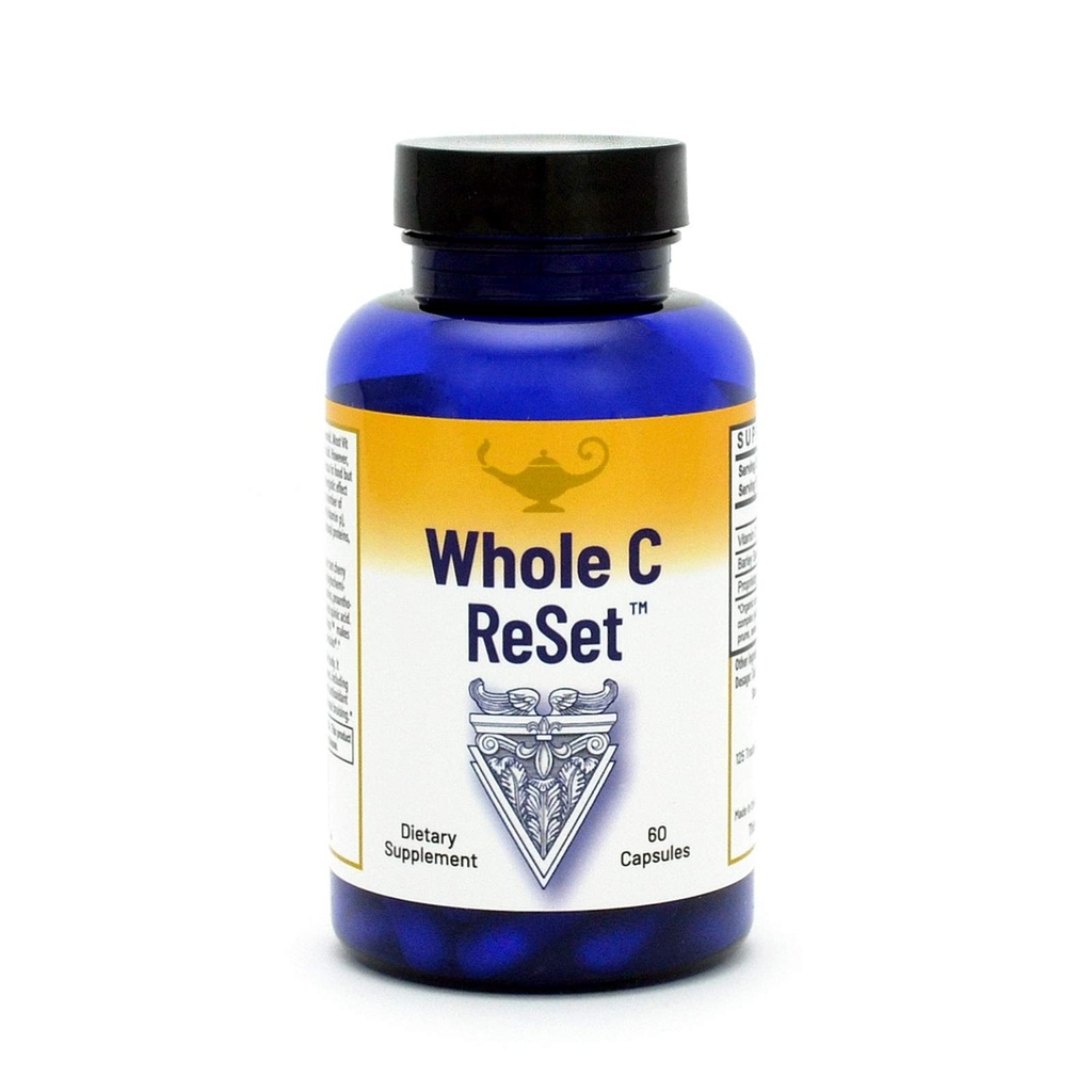 RnA ReSet Hel C Reset - Vita- C Fruit Blend med Bioflavonoider & Polyphenoler, Organic Vitamin C Complex, immunforsvar (60 kapsler)