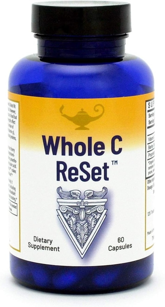 RnA ReSet Hel C Reset - Vita- C Fruit Blend med Bioflavonoider & Polyphenoler, Organic Vitamin C Complex, immunforsvar (60 kapsler)