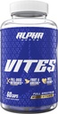 Alpha Supps Vites Mænds Multivitamin, Komplet dagligt tillæg med frugter, grøntsager, energi, immunforsvar og prostata støtte - Daglige hele fødevarer vitaminer med antioxidanter og fordøjelsesenzymer