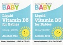 California Gold Nutrition Baby Vitamin D3 Liquid D3 Supplement for Babies, Vegetarian Friendly - Developmental Support - Alcohol & Gluten Free, Non-GMO - 10 mcg (400 IU) - 0.34 fl oz (10 ml), 2