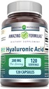 Amazing Formulas Hyaluronic Acid Supplement Note 124; 200 Mg Per Serving