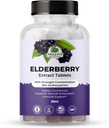 Amazing Botanicals Elderberry Extract 100X Strength Tabletter - Organic immunsupport & Wellness Supplements124; 30 Tabletter