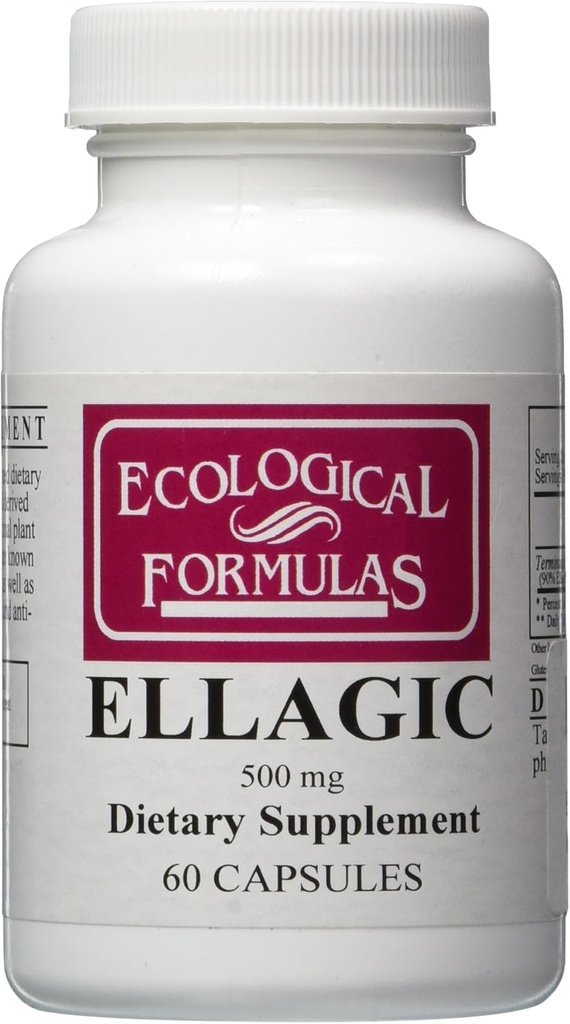 Økologiske formler - Ellagic 500 mg 60 caps [Sundhed og skønhed]