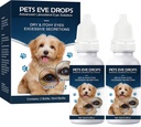Katarakt dråber til hunde, Hundeøjne dråber, Forbedre Vision Klarhed, Forbedre Øje Vision og Katarakter (2 x 10 ml)