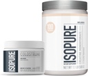 Bundle of Isopure Bovine Colostrum Supplement Powder, forsigtigt forarbejdet, 90 Servere + Isopure Unflavored Creatin Monohydrat Powder, 5g Creatin Monohydrat per Scoop, 100 Servere, 500g