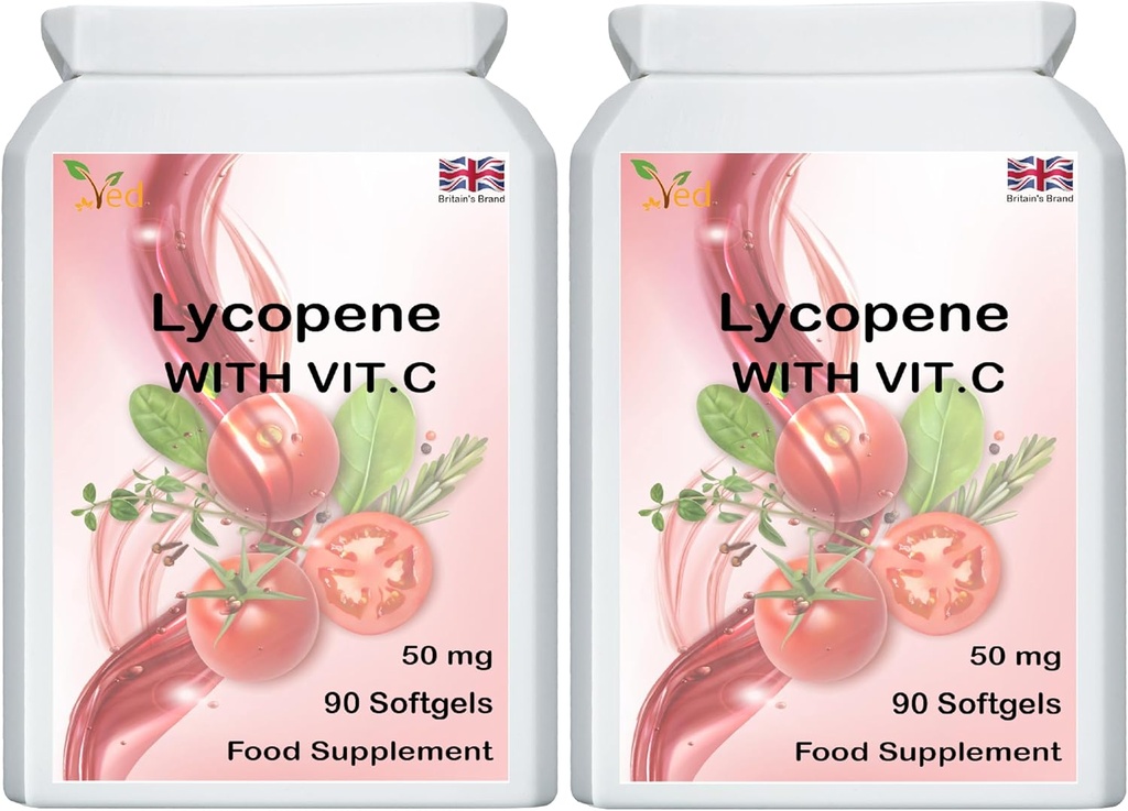 Med Lycopene supplement 50mg (pakning med 2)