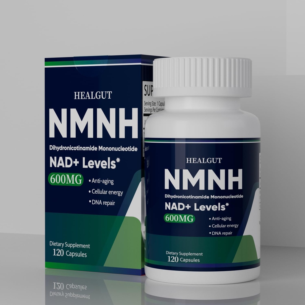 NMNH Supplement for Anti- Aging Breakthrough - Boost NAD + Niveauer mere effektivt end NMNH Liposome 120 Kapsler