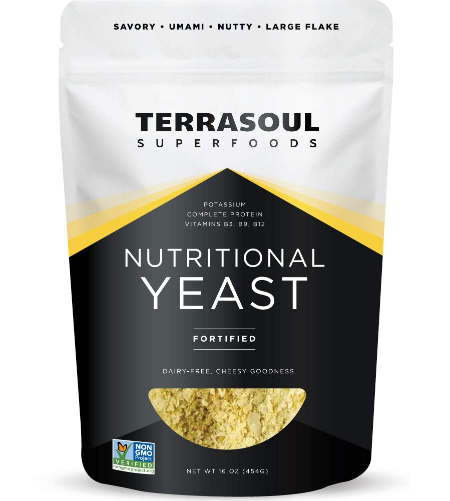 Terrasoul Superfoods Premium Nutritional Gær Flakes, 16oz - Forgabejlede produkter 124; Gluten Gratis produkter 124; Non- GMO 'er 124; Vegan