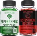 Atlantis Nutrition Supergreens 60 Gummies + Testosteron Booster 2- Pack (120 Gummies)
