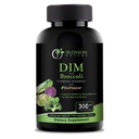DIM supplement 300mg med Broccoli 200mg BioPerine 10mg- Hormone og østrogen balance for kvinder & mænd, overgangsalderen Relief, PCOS & PMS Support, Hormonal Acne Treatment -120 Caps, Diindolylmethan 150mg per Cap