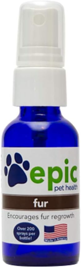 Fur - Alle naturlige flydende supplement til hurtigere hårvækst på grund af kirurgi eller sygdom - Anvend direkte på krop og sætte i mad og vand til hurtigste resultater - Multivitamin (Spray, 1 Ounce)