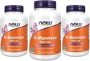 Now Foods Supplements, D- Mannose 500 mg, Non- GMO Project Verified, Sund urinveje *, 120 Veg kapsler (pakke med 3)
