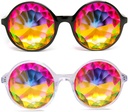GloFX Kaleidoscope Briller - 124; Lightweight Crystal EDM Festival Diffraction - 124; 2 pakke Rave