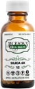 Jacksons # 12 Cell Salt Silica 6X (500 Pellet Flaske) - Certificeret Vegan, Lactose- Free Schuessler Tissue Salt Silicea 6X (Made in the USA)
