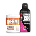 PROSUPPS Thermo Fat Burning Thermogent Powder Molten Mango og 1500 L- Carnitin Berry - Vægt Management og Pre Workout - Energi, Mood, Appetite Control