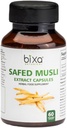 bixa BOTANITIC Safed Musli kapsler til mænd Note 124; Safed Musli ekstrakt Note 124; Ayurvedic Natural Herbal Supplement Note 124; 100% Pure, Gluten Free, Non- GMO, Steam Sterilized