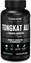 Jacked Factory Indonesian Tongkat Ali + Fadogia Agrestis - 200: 1 Extract Longjack Tongkat Ali til mænd med Fadogia Agrestis 600 mg & Primavie Shilajit til støtte Vitality, Energy, & Mood - 60 kapsler