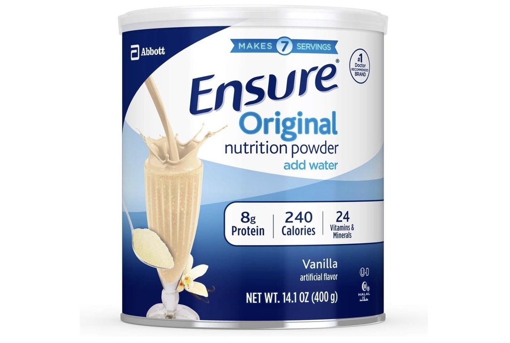 Ensure Vanilla Complete Balanced Nutrition Powder, 14 Ounce -- 6 per case.