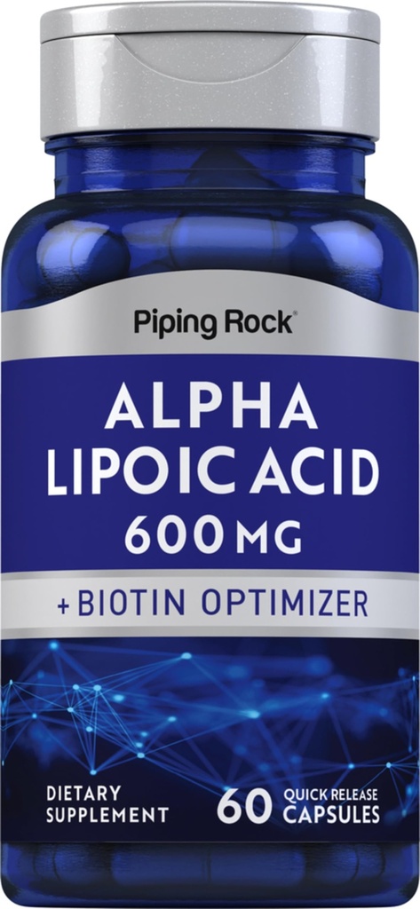 Piping Rock Alpha Lipoic Acid 600 mg