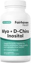 Fairhaven Health Myo-Inositol and D-Chiro Inositol Supplement for Women | 40:1 Ratio | Female Fertility Supplement for Women and Hormone Balance* | Vegan | 120 Myo & D-Chiro Inositol Capsules