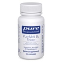 Ren indkapsling PureMelt B12 Folate - Aktiv B Vitamin med L- 5 - MTHF - Metabolisme Support & Red Blood Cell Function * - Non- GMO & Vegan - 90 Lozenges