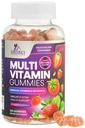 Multivitamin Gummy til voksne, Daglige Gummy Vitamin & Min med Vitaminer A, C, D, B12 for kvinder og mænd, Immunstøtte Gummy Multivitaminer supplement, Voksen Multi VIT Vitamin - 120 Gummies
