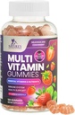 Multivitamin Gummy til voksne, Daglige Gummy Vitamin & Min med Vitaminer A, C, D, B12 for kvinder og mænd, Immunstøtte Gummy Multivitaminer supplement, Voksen Multi VIT Vitamin - 120 Gummies