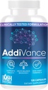 Addivance 120 Caps - Natural Brain Support Support for Enhanced Focus, Memory, & Balanced Behavior - Clinically Proven non-Habit Forming Brain Supplement - Formuleret af medicinske fagfolk