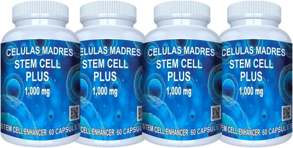 VITAMIAN 4 Celulas Madres Stemcells AFA Blue Green Algae Anti- Aging 240 Kapsler