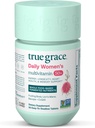Sand Grace Daily Women 's Multivitamin 50 + - 60 Easy- to- Swallow Tablets - Immun, Energy, Longevity & Memory Support - Vegan - Gluten, Soy & Iron Free - 30 Servering