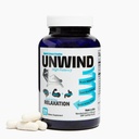 Unwind - 1885 Mgs Magnesium Per Servering, Advanced Afslapning Supplement, Max Strength Elemental Magnesium, Lemon Balm, Primavie Shilajit, Ingefær - 120 Kapsler - Made in USA