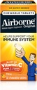 Airborne 1000mg C-vitamin tyggetabletter med zink, immunsupporttillæg med stærke antioxidanter Vitamin A C & E - 32 tyggetabletter, Citrus Flavor
